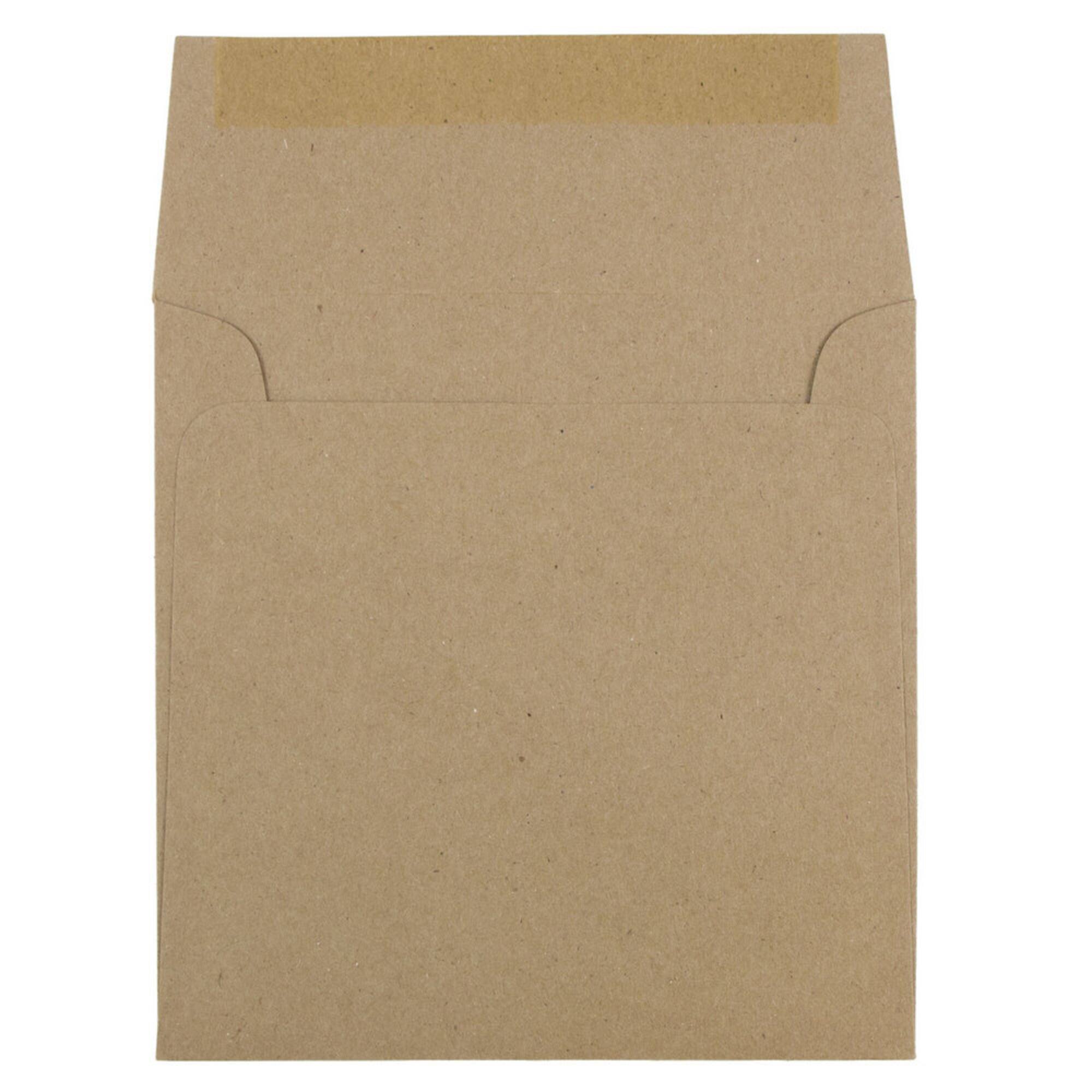 JAM Paper 5.5" x 5.5" Square Premium Invitation Envelopes